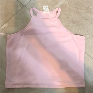 Light pink crop top